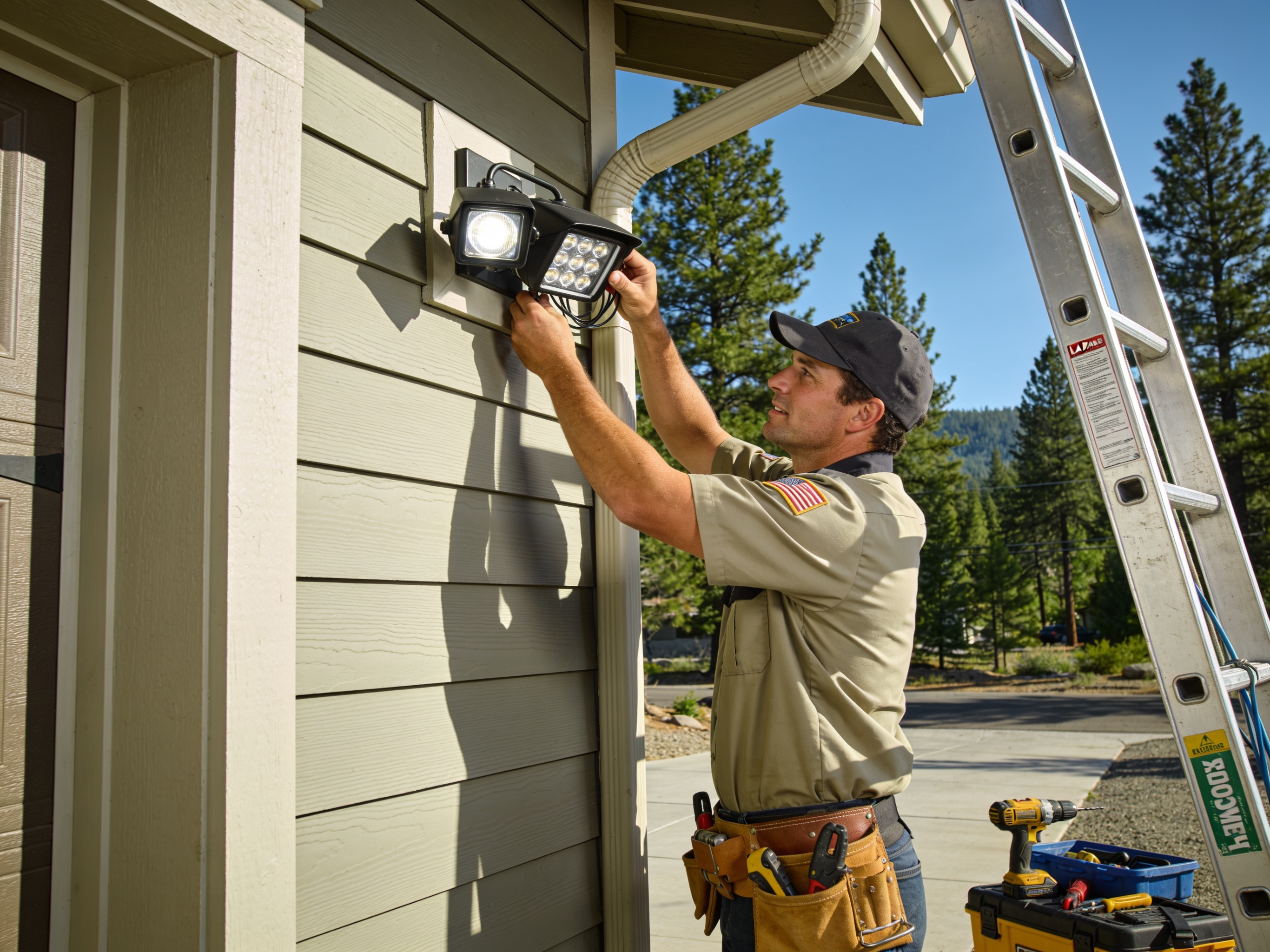 Security Lighting Installation in La Pine, OR